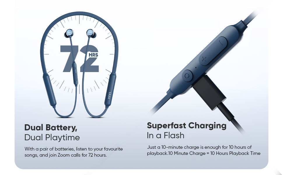 Bluetooth Neckband Headphones