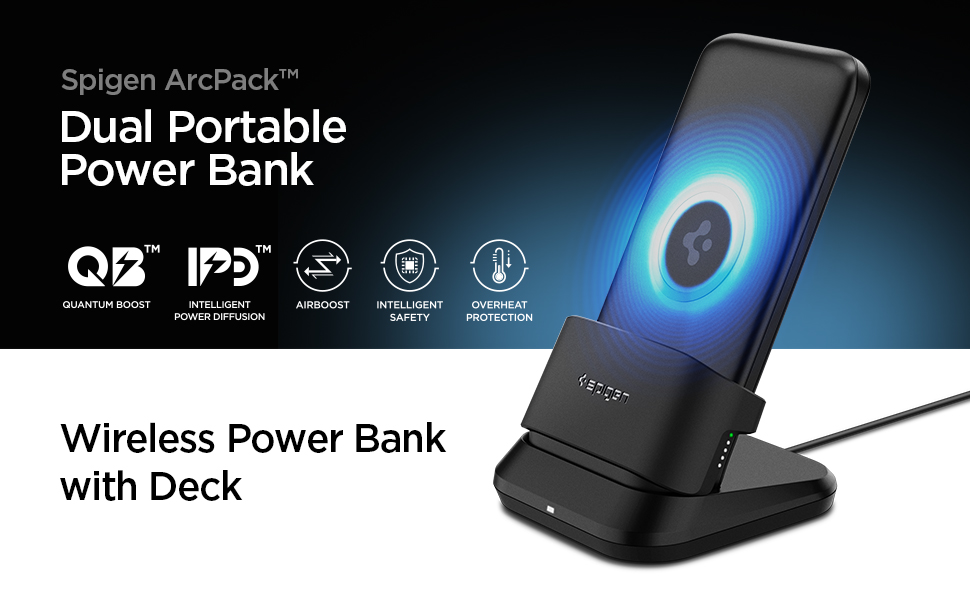 Spigen Wireless Power Bank 10000mAh